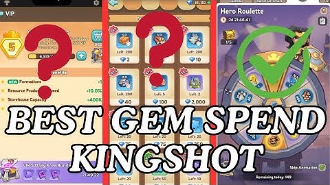 Best Way To Spend Gems in Kingshot | FREE TO PLAY