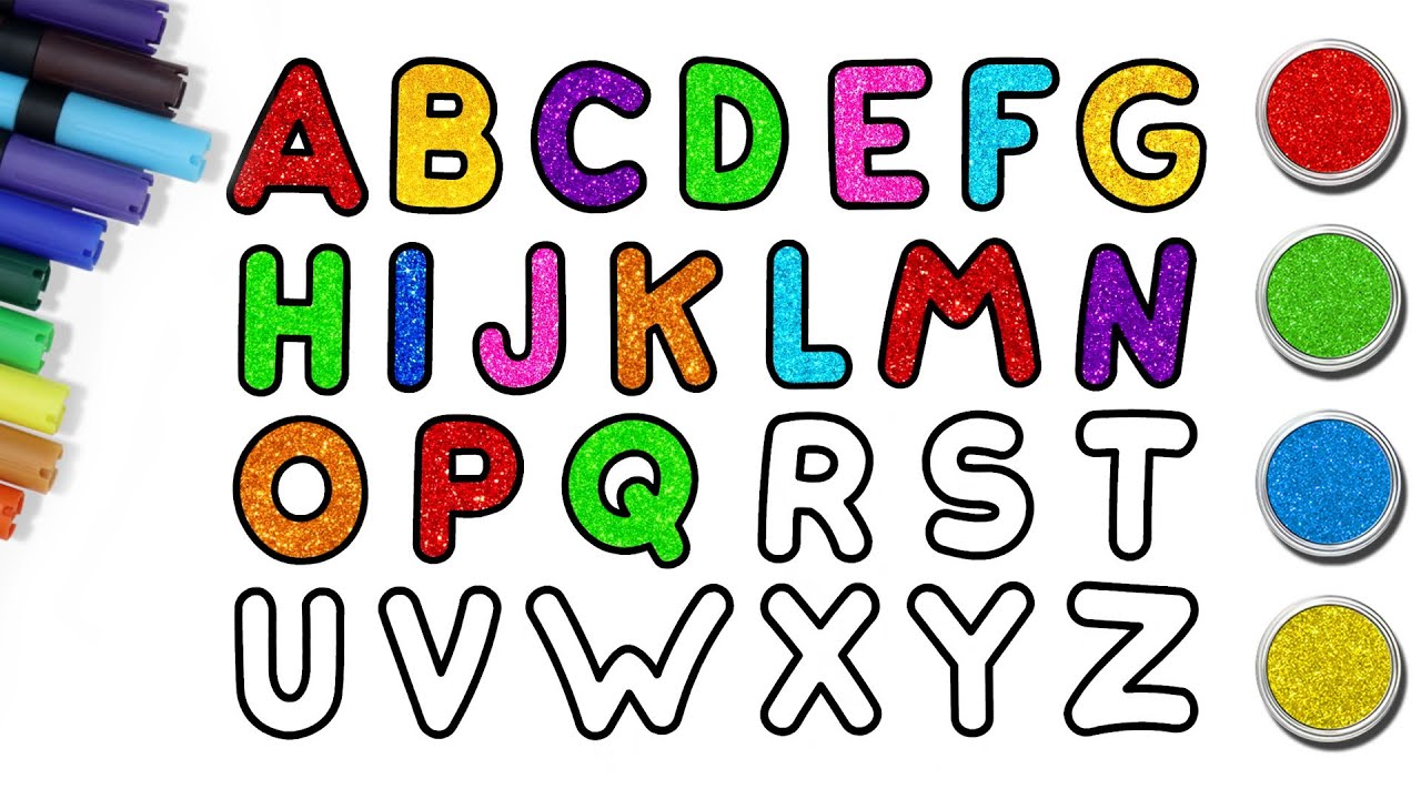 How to Draw Step-by-Step Alphabets for kids | कैसे बनाएं आसान ABCD ...