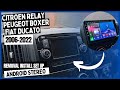 Citroen relay peugeot boxer fiat ducat radio removal android car stereo fitting install 20062022