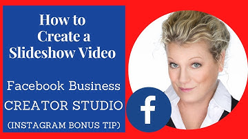 How to Make (Create) a Slideshow Video for FREE on Your Facebook Business Page