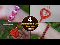 4 Valentine&#39;s day gift Ideas || Simple &amp; Easy Key chain  idea for Valentine&#39;s day