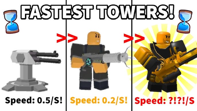 🗼All Towers (How to Unlock!) in Tower Defense Simulator Roblox