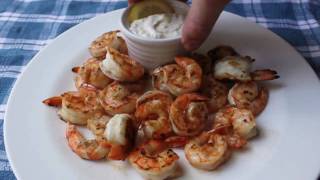 Food Wishes Recipes - Grilled Shrimp with Lemon Aioli Recipe - Grilled Shrimp Recipe with Cured Lemon Aioli