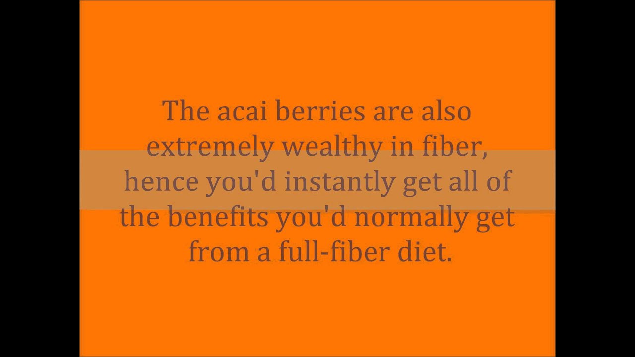 Side Effect of Acai Berries Antioxidants YouTube
