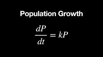 Application of Differential Equations - Population Growth
