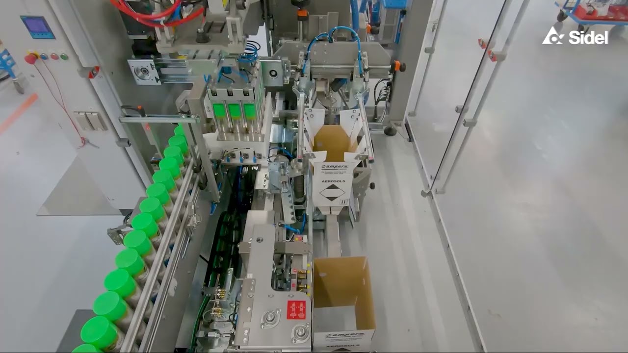 Case packers for aerosols and sprays | Sidel