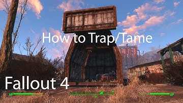 Fallout 4: How to Trap/Tame Creatures Guide from Workshop DLC