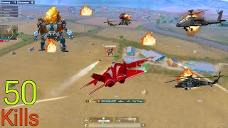 💀Killed The 50 Enemies With Fighter Jet + M202 + RPG Destroyed Robot, Helicopter 🔥 Tank Payload 3.0