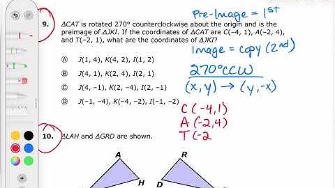 Determine the Transformations 4 (Geometry Unit 3 Test)
