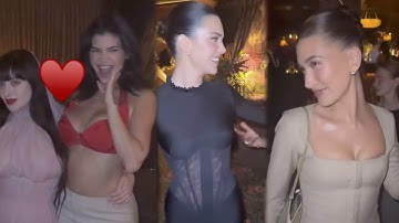 Hailey Bieber parties with Kylie and Kendall Jenner | after Justin’s steamy duet with SZA