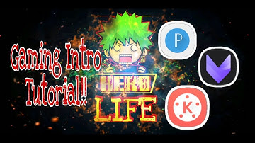 How to create Gaming intro (TUTORIAL) using |PixelLab| |Viva Cut| |Kinemaster| by HERB LIFE