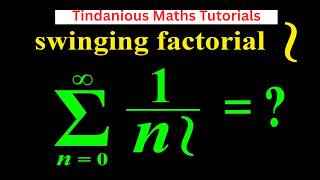 Swinging Factorial Explained with Solved Examples || University Engineering Mathematics