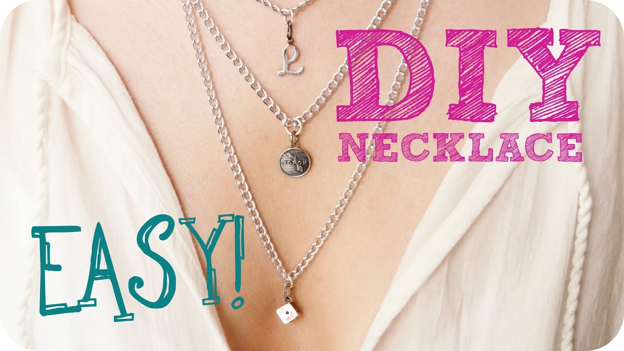 DIY 3Strand Necklace (Tutorial) YouTube