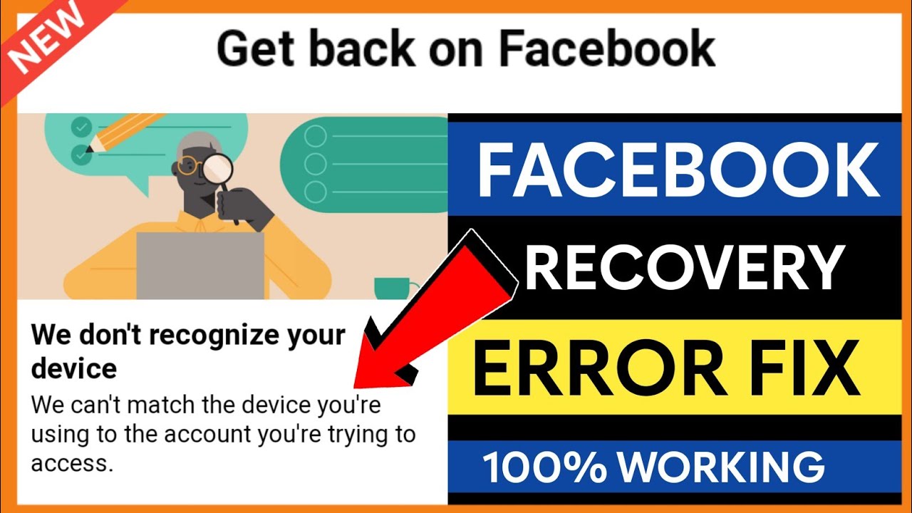 How to Recover Facebook Account  We Don't Recognize Your Device