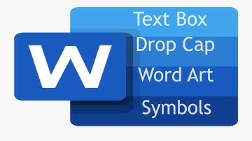 MS Word Textbox, Word Art, Drop cap, Equations and Symbols