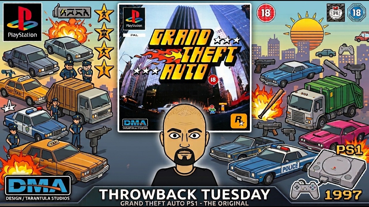 Throwback Tuesday - Grand Theft Auto - PS1