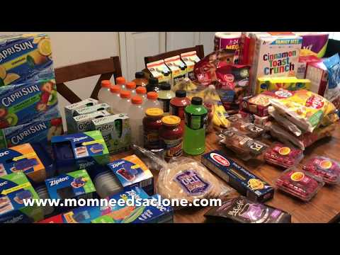 HUGE BACK TO SCHOOL COUPON GROCERY HAUL