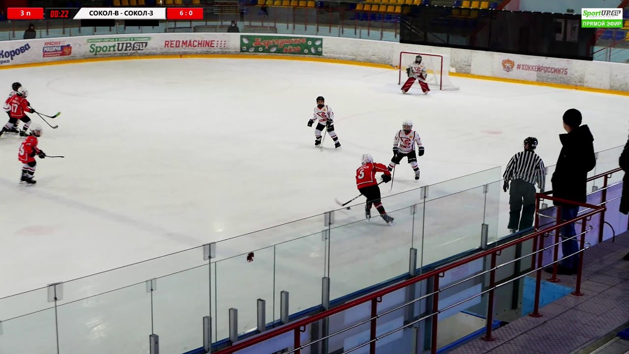 24.12.2021. ПРЯМОЙ ЭФИР. Турнир среди юношей 2011 г.р. ХК "СОКОЛ-ЗАПАД ...