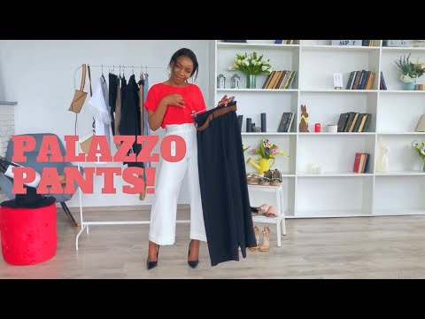 styling-wide-leg-pants-|-from-casual-to-formal|-palazzo-pants-lookbook-2019
