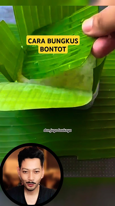 How to Wrap Bontot, The Result is Very Neat
