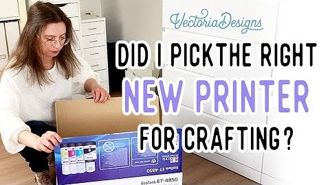 Is the EPSON ET-4850 a good printer for crafting? | Honest review | Unboxing