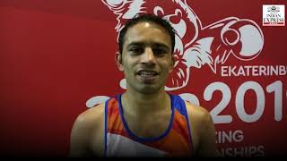 Amit Panghal becomes first Indian ever to enter World Boxing Championships final
