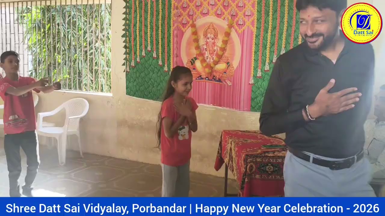 Shree Datt Sai Vidyalay, Porbandar | Happy New Year Celebration - 2026