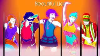 Just Dance 3 Fanmade Mashup - Beautiful Liar Resimi