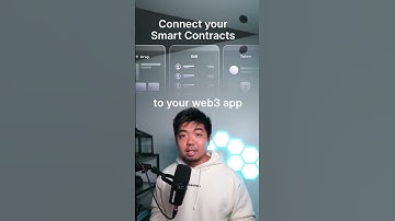 Connect smart contracts to you blockchain/web3 app #nft #web3