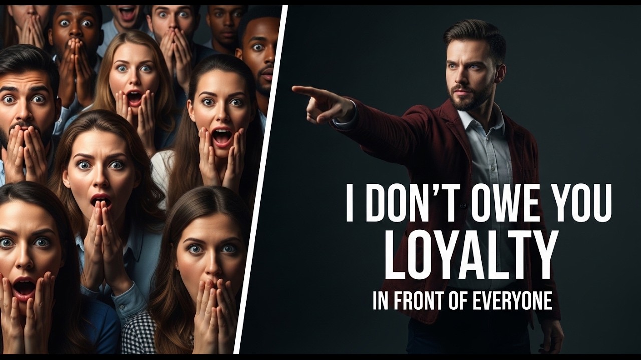 I Don’t Owe You Loyalty” — In Front of Everyone