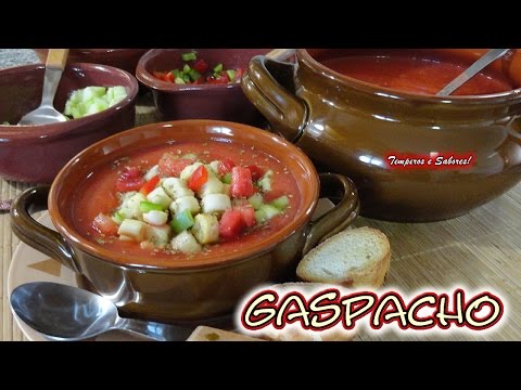 Vídeo: Como Fazer Sopa De Gaspacho