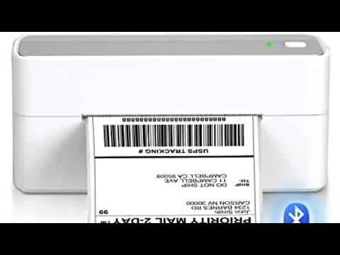 Omezizy Bluetooth Shipping Label Printer - Wirelss Thermal Label Printer