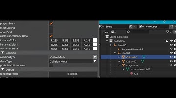 2 Collison mesh types and adding a LOD system for previous video