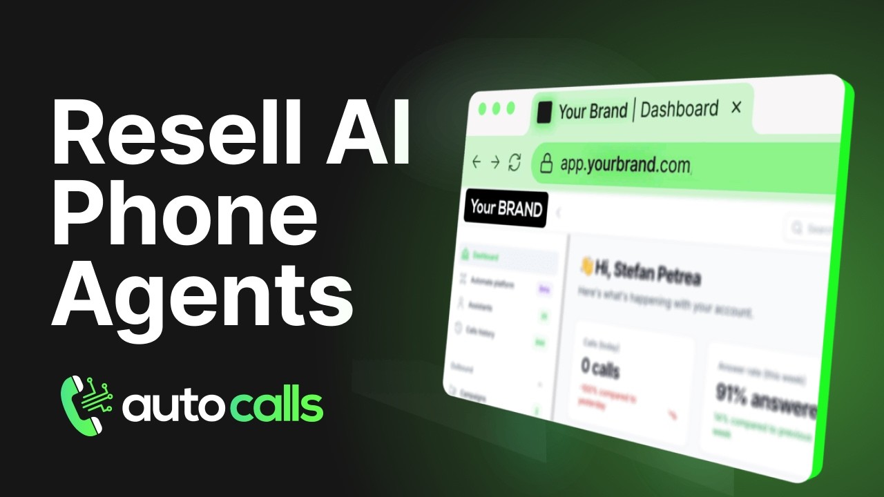 White Label AI Voice Agent Platform – Resell AI Phone Calls Under Your Own Brand