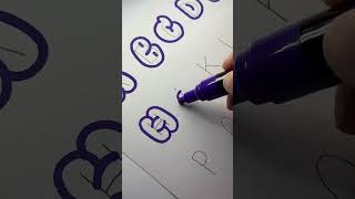 #asmr #bubbleletters #satisfying #tutorial #graffiti #drawing #learningtodraw