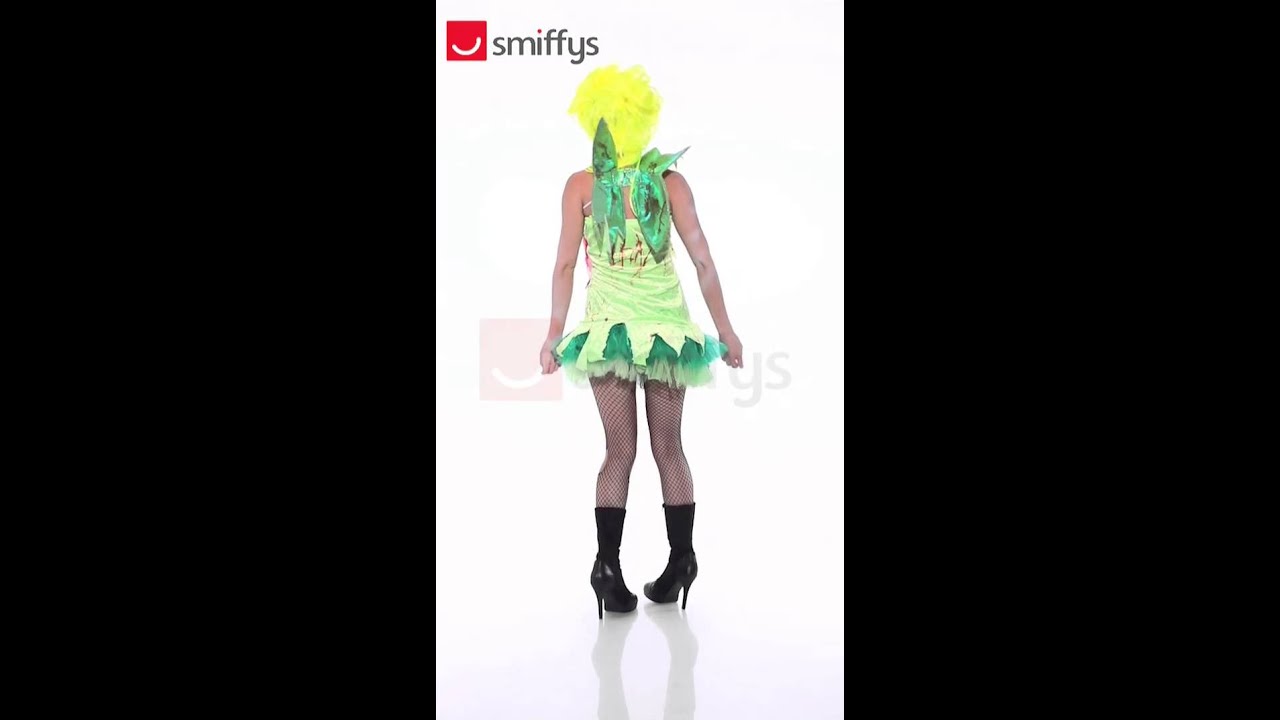 Déguisement fée clochette zombie - YouTube