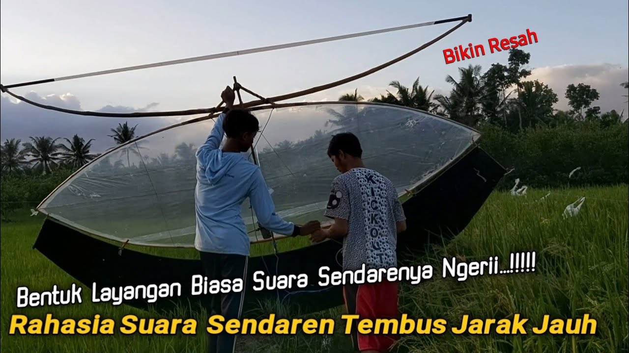 Layangan Dengan Suara Sendaren Tembus Jarak Jauh Siap Siap Diprotes Warga