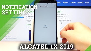 How to Manage Notifications on ALCATEL 1X (2019) – Notifications Settings