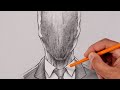 How To Draw Slenderman | Sketch Saturday