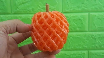 Hướng dẫn làm Quả Táo từ bao bọc trái cây