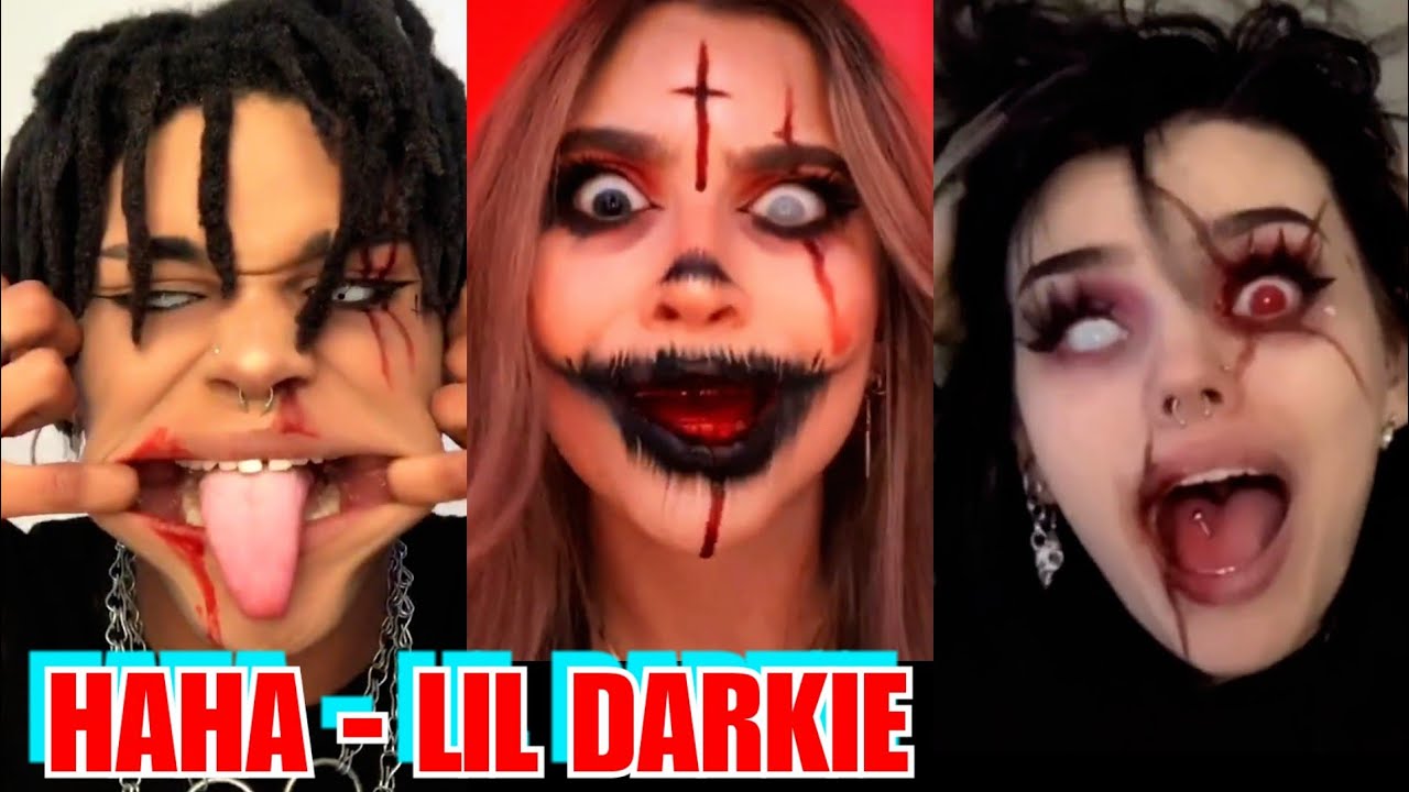 New! HAHA - LIL DARK ( Look at Me I Put a Face On WOW) TIKTOK COMPILATION