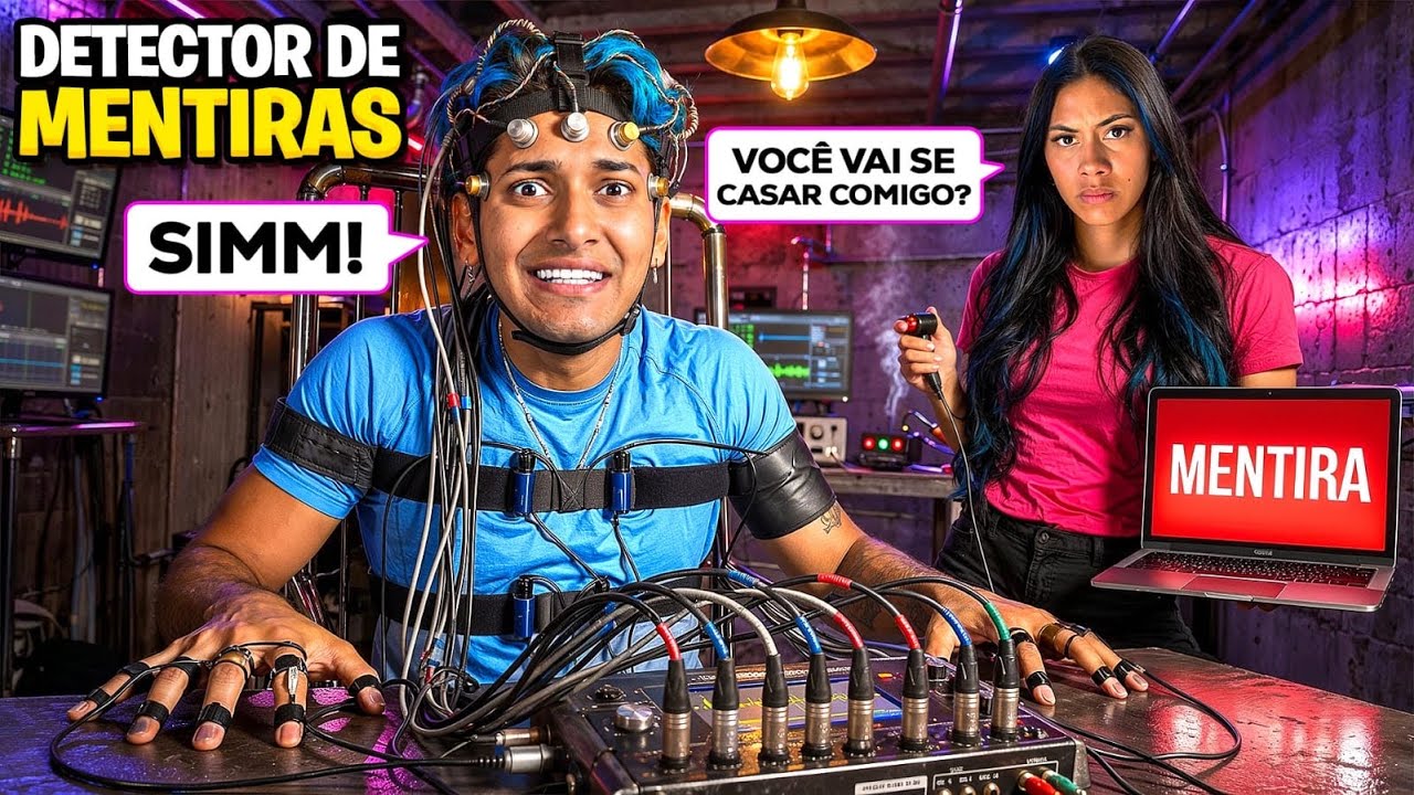DETECTOR DE MENTIRAS COM O NAMORADO! *terminamos?