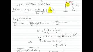 Optimisation dynamique sans contrainte : Equation Euler Lagrange et condition de transversalité 4/4