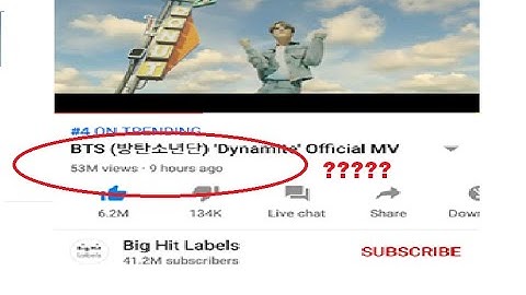 Youtube deletes BTS