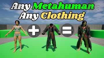 De gemakkelijkste methode om kleding toe te voegen aan elke metamens (UE 5.6)