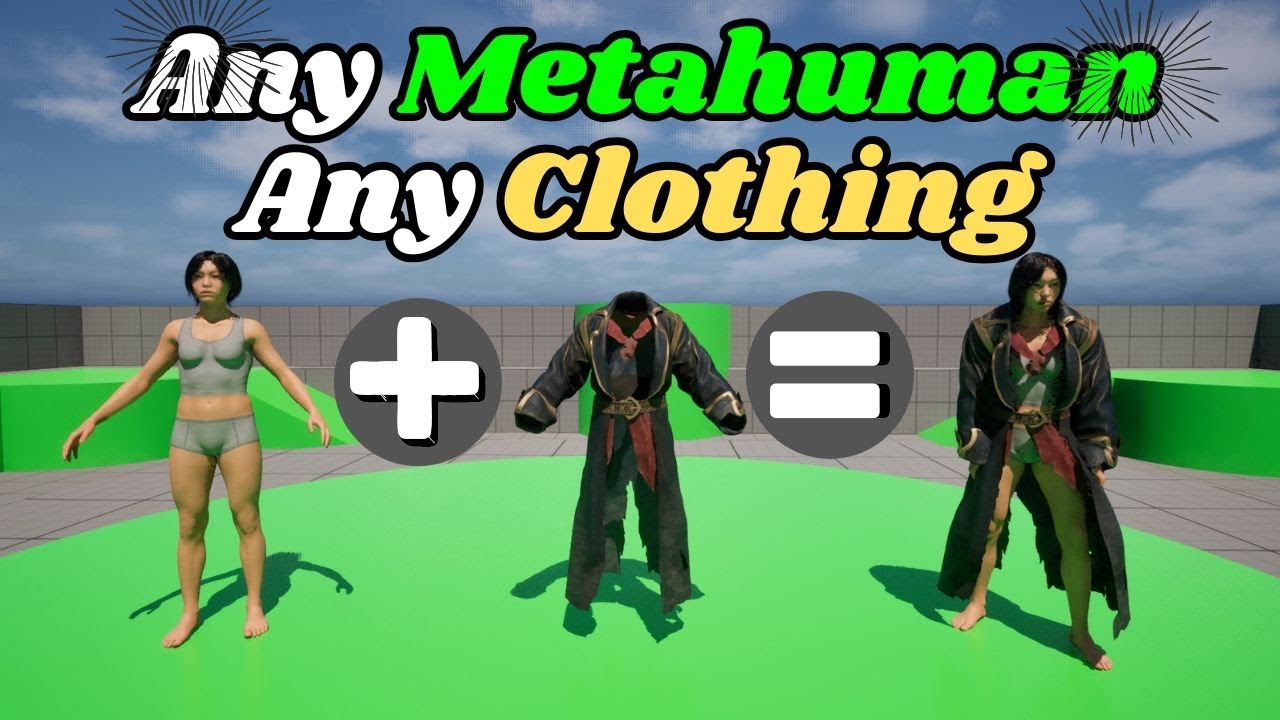 The Easiest Method to Add Any Clothing to Any Metahuman (UE 5.6)