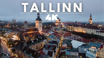 Tallinn, Estonia 🇪🇪 in 4k ULTRA HD HDR (60 FPS) - Flying over Tallinn
