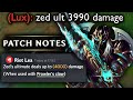 ZED ULTIMATE DEALS UP TO 4000 DAMAGE (WITH PROWLER'S CLAW)