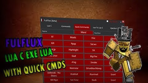 ✔️ [SCRIPT EXE.] ✔️ NEW ROBLOX EXPLOIT - FULFLEX (WORKING) LUA C EXE. w/ QUICK CMDS ✔️