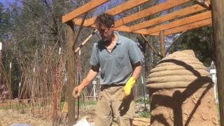 Earthen Plaster For A Cob Oven